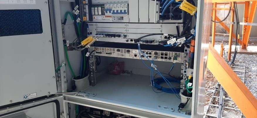 Instalação de enlace de transmissão